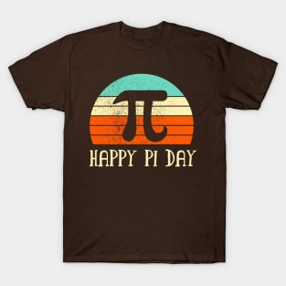 happy pi day mathematic math teacher leopard rainbow ,happy pi day color ,color pi, pi day T-Shirt